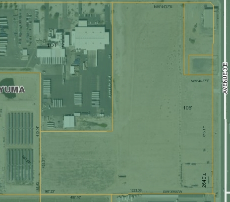 S Palo Verde St & Avenue 3E, Yuma, AZ à vendre - Plan cadastral - Image 1 de 1