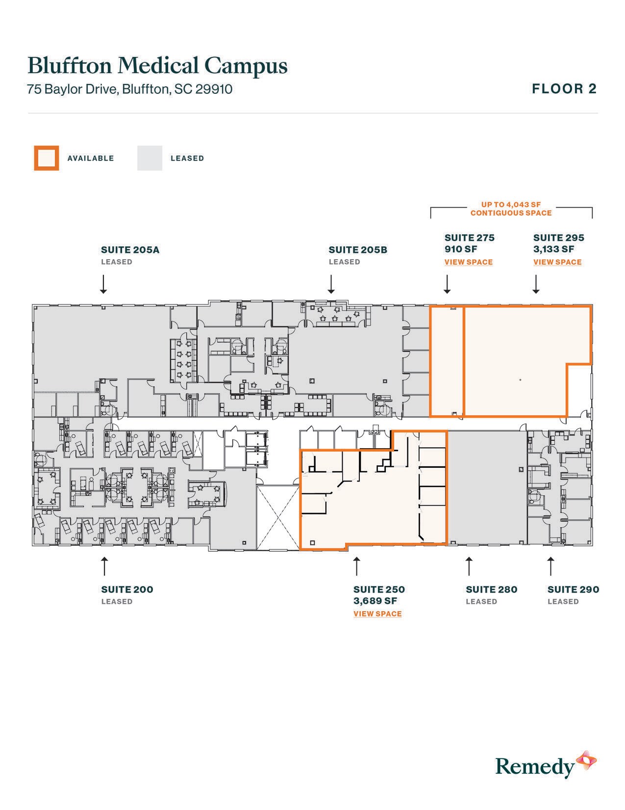 75 Baylor Dr, Bluffton, SC à louer Plan d’étage- Image 1 de 1