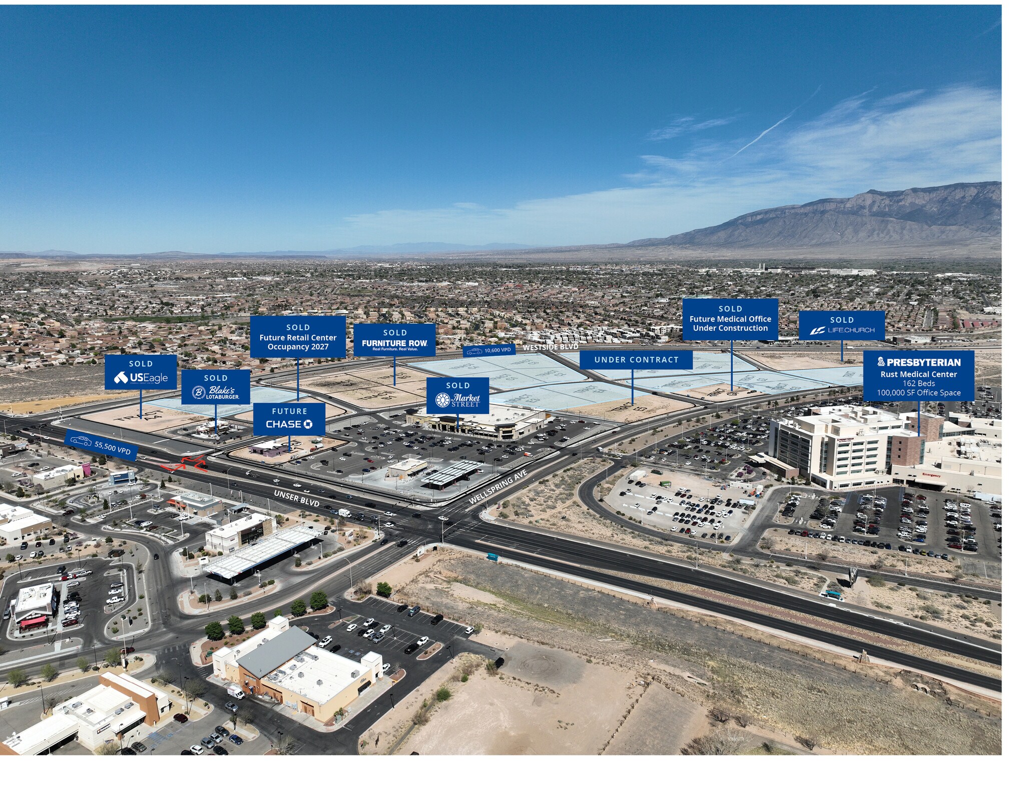 SEC Unser Blvd & Westside Blvd, Rio Rancho, NM for sale Primary Photo- Image 1 of 2