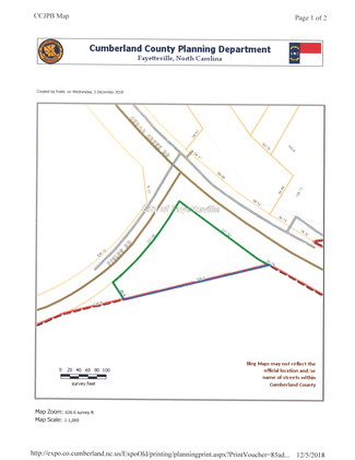 Plus de détails pour 1750 Cedar Creek Rd, Fayetteville, NC - Terrain à vendre