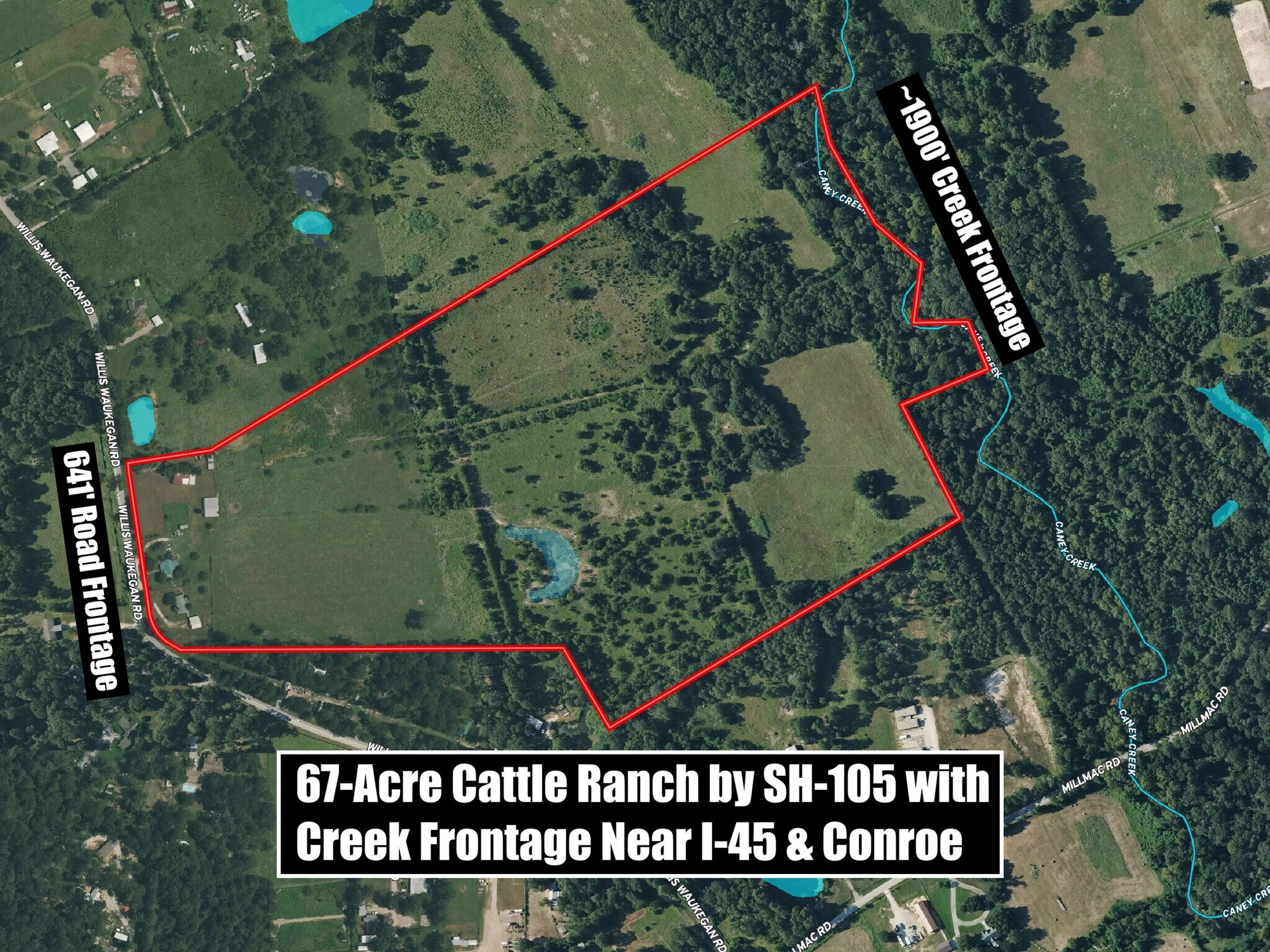 14670 Willis Waukegan Rd, Conroe, TX for sale Primary Photo- Image 1 of 25