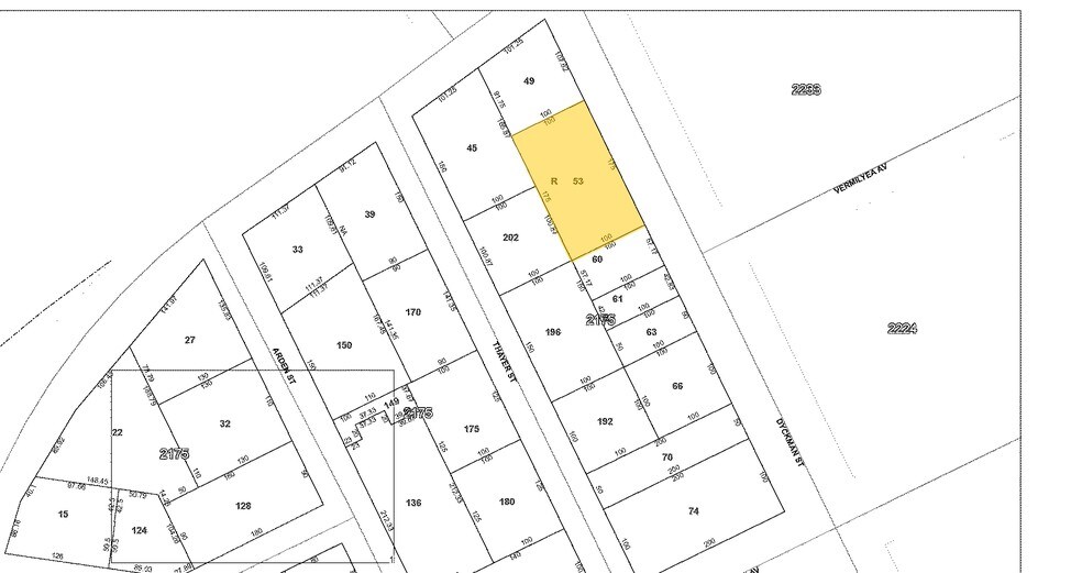 192-206 Dyckman St, New York, NY à louer - Plan cadastral - Image 2 de 4