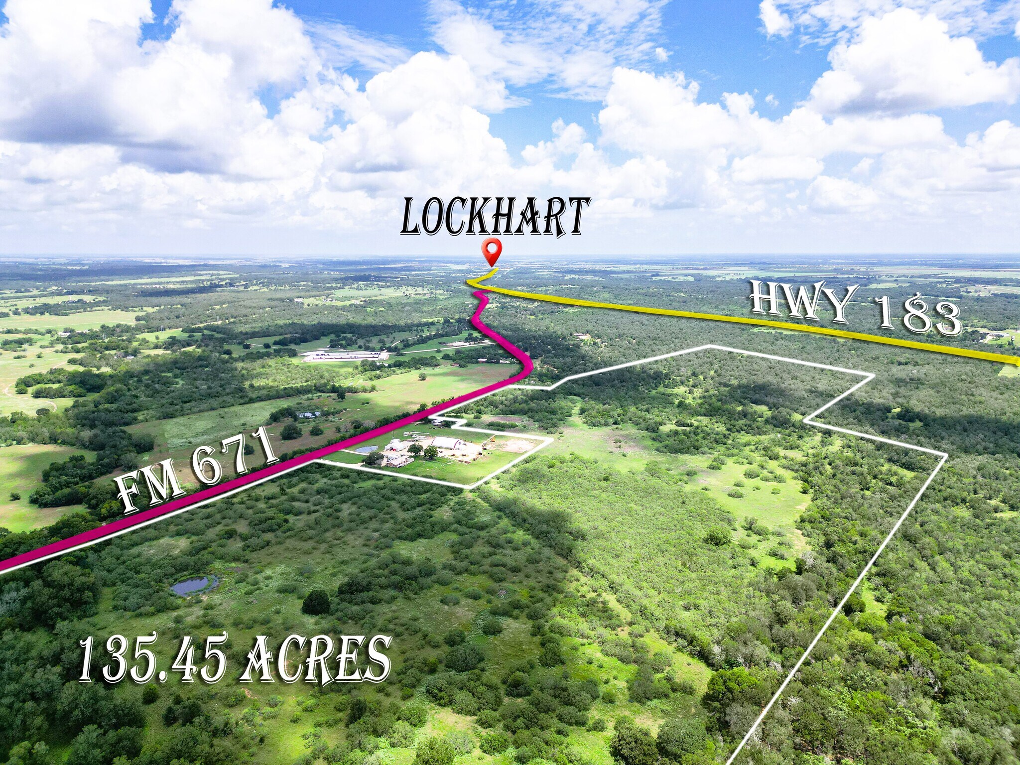 0 FM 671, Lockhart, TX à vendre Aérien- Image 1 de 37