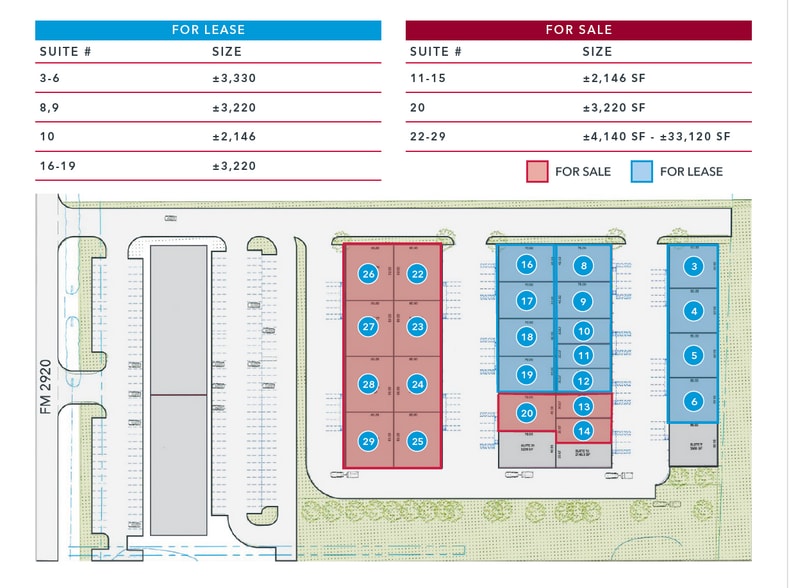 9418 Stuebner Airline Rd, Tomball, TX for lease - Site Plan - Image 2 of 4
