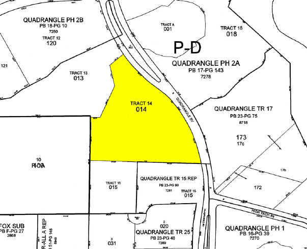 3626 Quadrangle Blvd, Orlando, FL for lease - Plat Map - Image 3 of 3