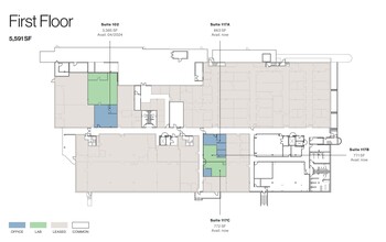 3030 Bunker Hill St, San Diego, CA à louer Plan d  tage- Image 1 de 1