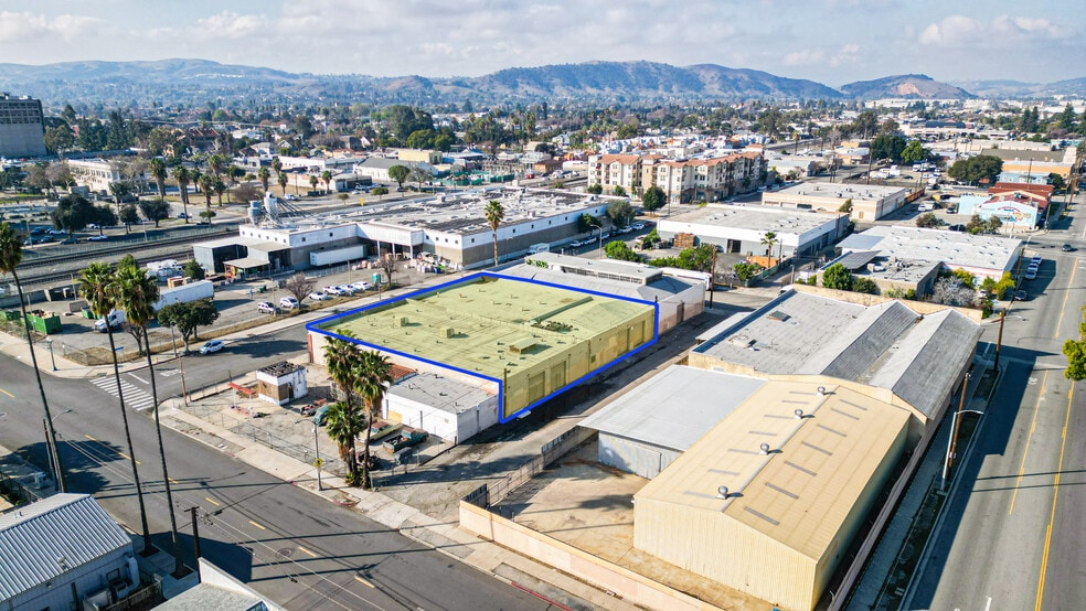 237 W Commercial St, Pomona, CA for lease - Aerial - Image 2 of 12