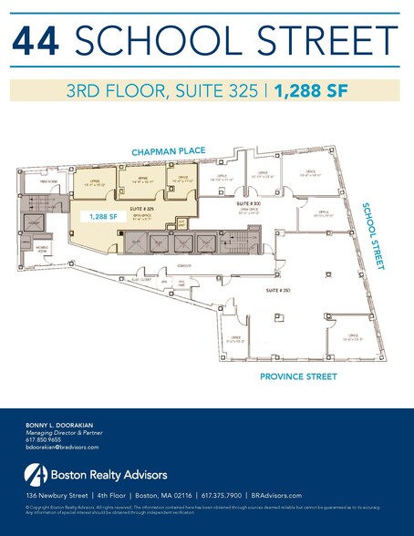 44 School St, Boston, MA for lease - Floor Plan - Image 3 of 8