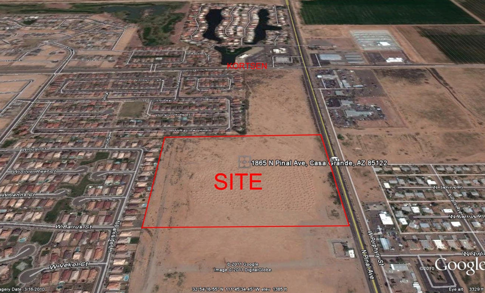 1865 N Pinal Ave, Casa Grande, AZ à vendre Photo principale- Image 1 de 8