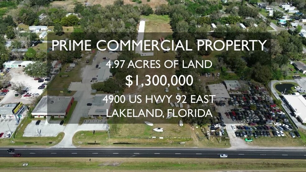 4910 US Highway 92 E, Lakeland, FL à vendre - Vidéo sur l’inscription commerciale - Image 2 de 5