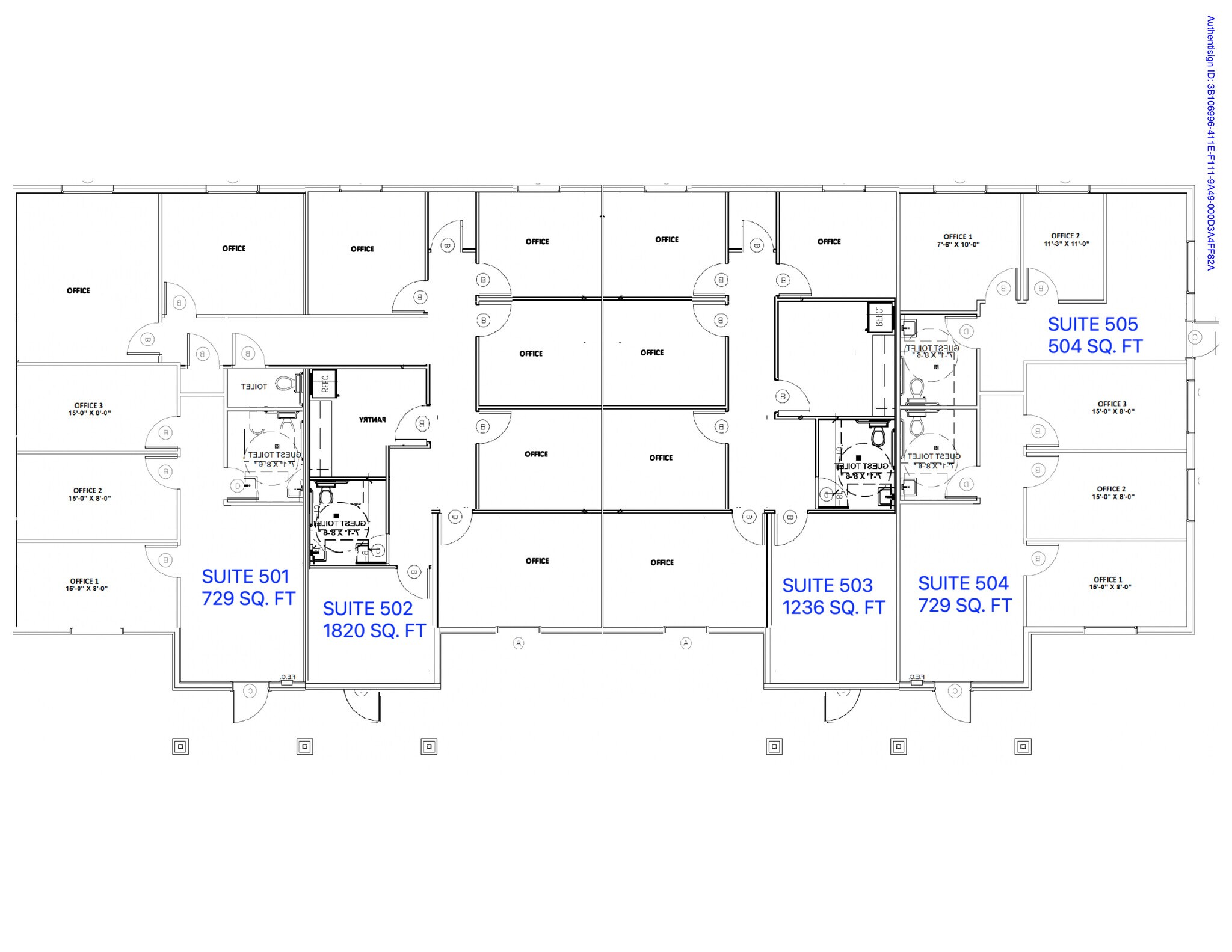 8525 N Sam Houston Pkwy E, Humble, TX à louer Plan d’étage- Image 1 de 1