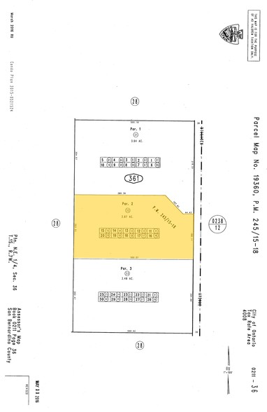 1550 Milliken Ave, Ontario, CA à louer - Plan cadastral - Image 2 de 3