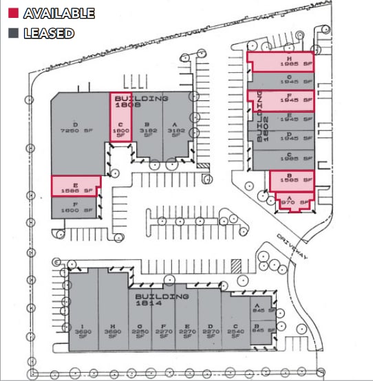 1814 Commercenter W, San Bernardino, CA à louer Plan de site- Image 1 de 1