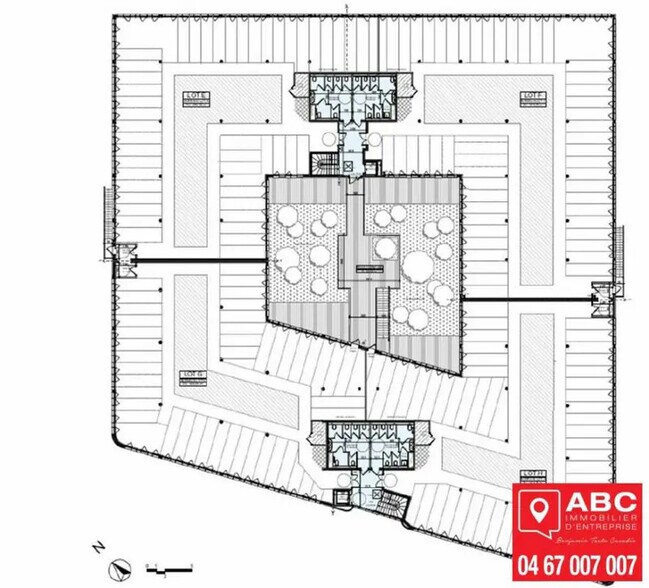 Bureau dans Mauguio à vendre - Plan d’étage - Image 3 de 4