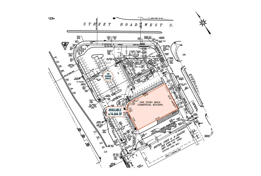 599 York Rd, Warminster, PA à louer - Plan de site - Image 2 de 2