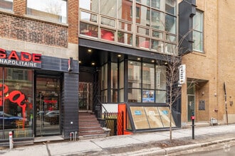 1426-1428 Rue Stanley, Montréal, QC à louer Photo du bâtiment- Image 1 de 7