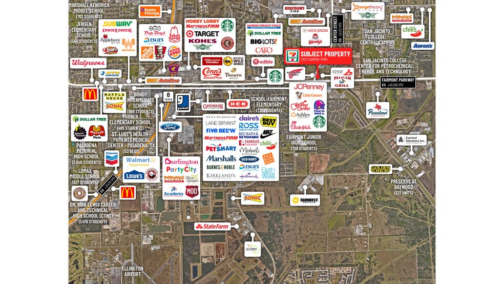 7303 Fairmont Pky, Pasadena, TX à vendre - Photo du bâtiment - Image 3 de 4