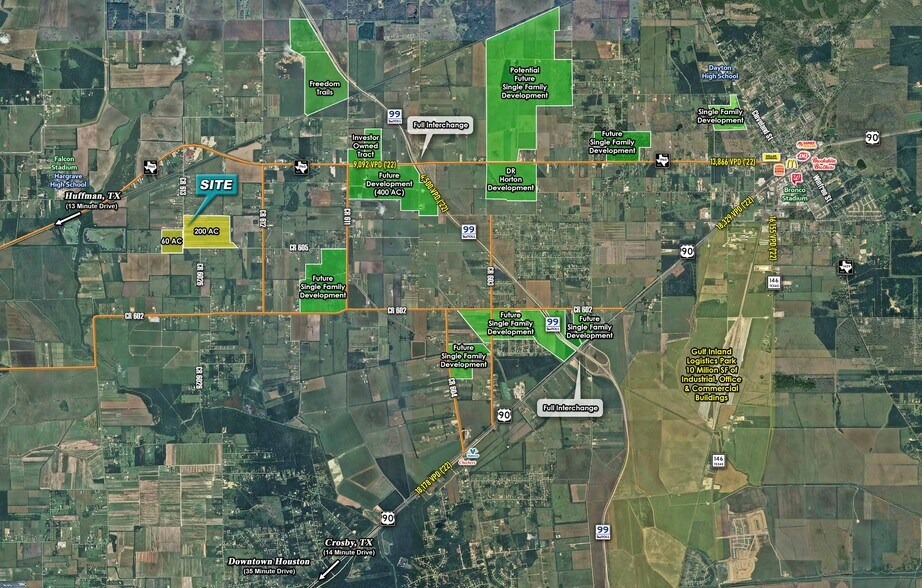County Road 613 at CR 605, Dayton, TX à vendre - Aérien - Image 3 de 3