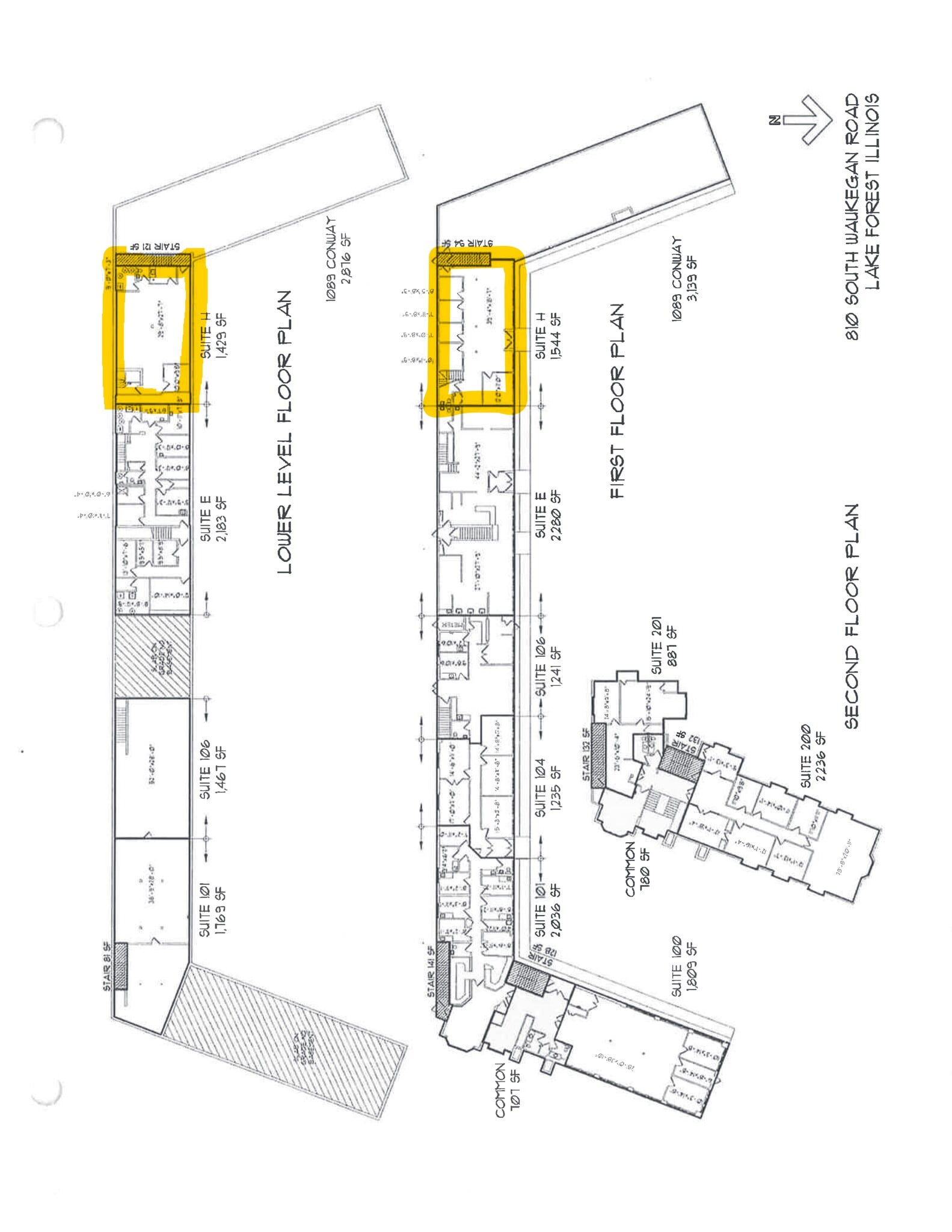 810 S Waukegan Rd, Lake Forest, IL for lease Site Plan- Image 1 of 1
