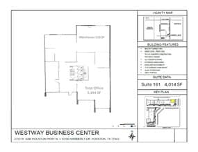 2313 W Sam Houston Pky N, Houston, TX à louer Plan de site- Image 1 de 1