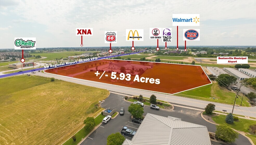 404 SW Regional Airport Blvd, Bentonville, AR à vendre - Photo du bâtiment - Image 3 de 23