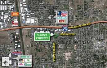 400 Harris Ave, Sacramento, CA - Aérien  Vue de la carte