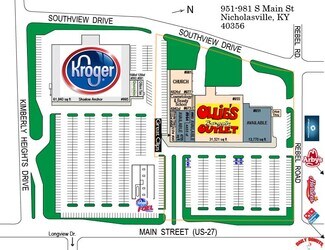 Plus de détails pour 951-957 S Main St, Nicholasville, KY - Commerce de détail à louer