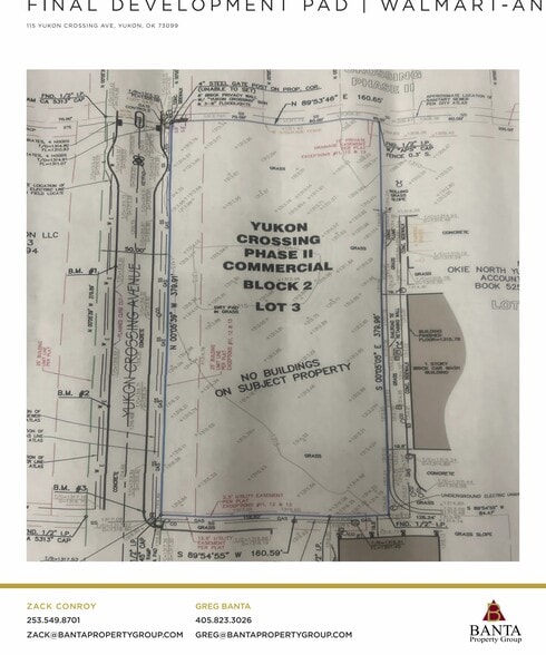 115 Yukon Crossing Ave, Yukon, OK for lease - Plat Map - Image 3 of 3