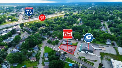 2414 East Ave, Akron, OH - AERIAL  map view - Image1