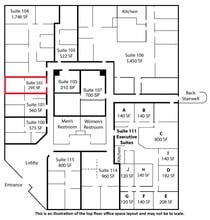 7950 S Lincoln St, Littleton, CO à louer Plan d’étage- Image 1 de 1