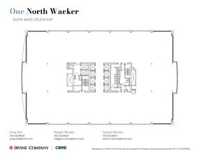 1 N Wacker, Chicago, IL à louer Plan d’étage- Image 1 de 1