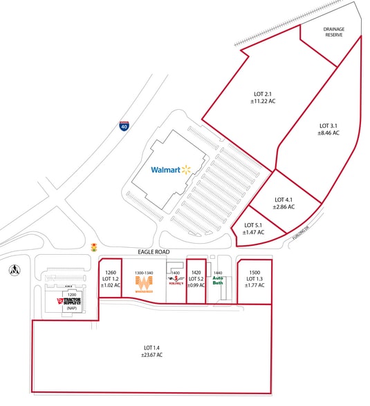 1300 E Eagle Rd, Weatherford, OK for lease - Site Plan - Image 2 of 2