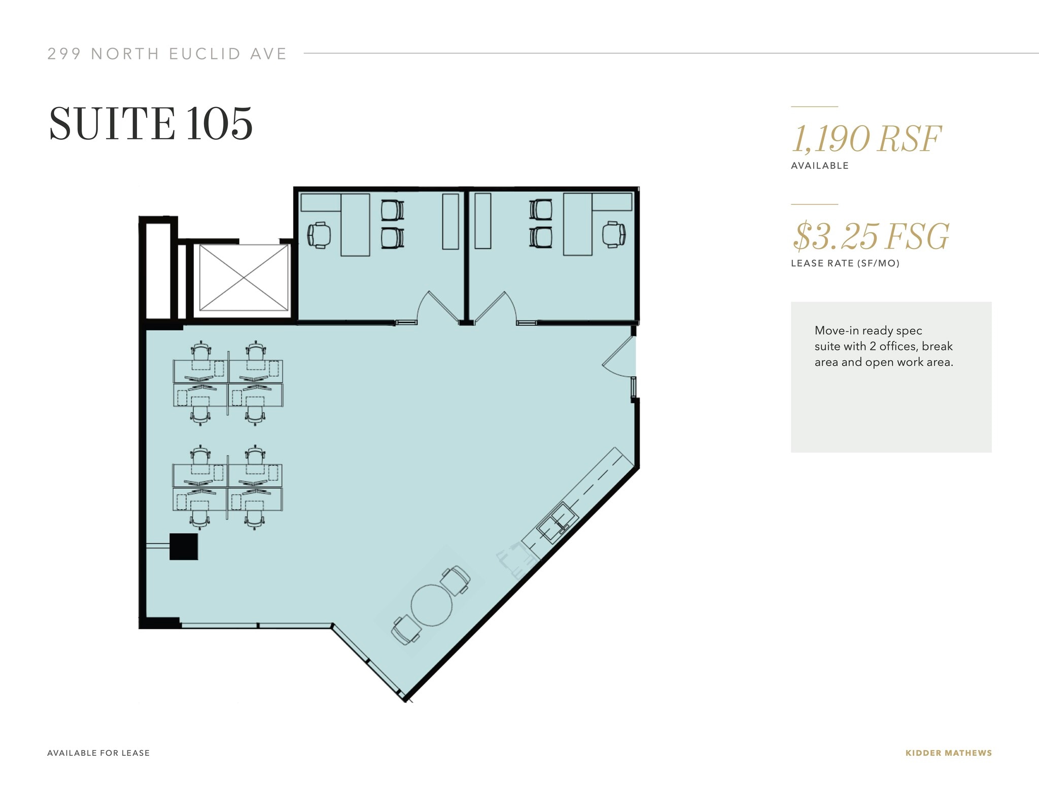 299 N Euclid Ave, Pasadena, CA for lease Floor Plan- Image 1 of 1