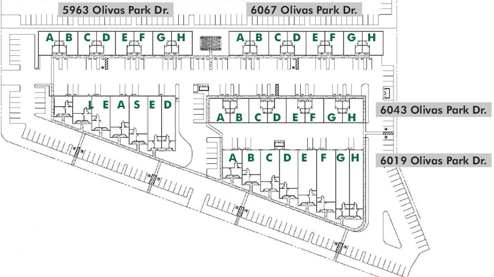 6043 Olivas Park Dr, Ventura, CA à louer - Plan de site - Image 2 de 4