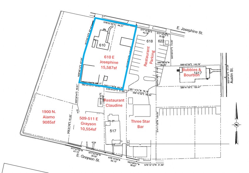 610 E Josephine St, San Antonio, TX à vendre - Photo du bâtiment - Image 2 de 9