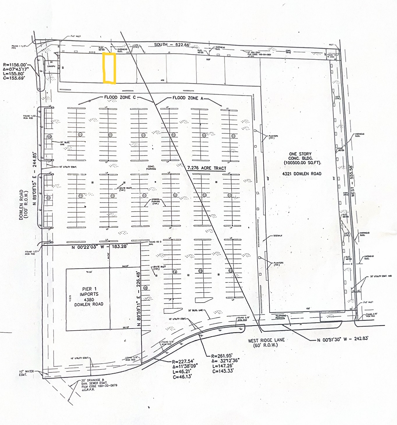 4402 Dowlen Rd, Beaumont, TX for lease Plat Map- Image 1 of 1