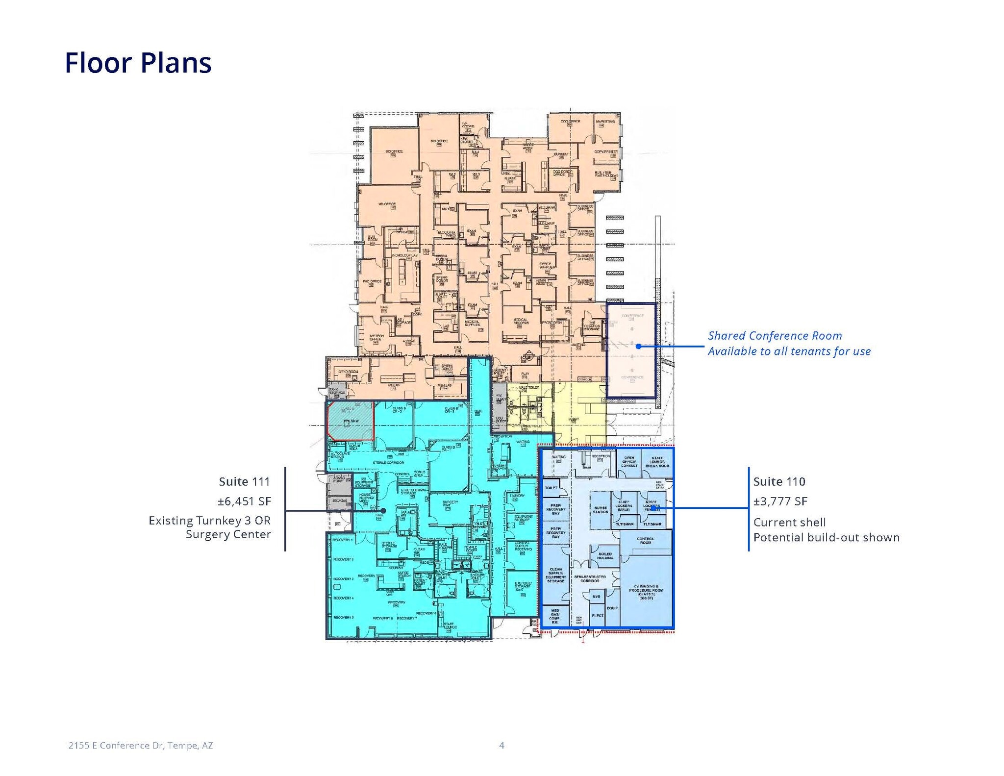 2155 E Conference Dr, Tempe, AZ for lease Floor Plan- Image 1 of 1