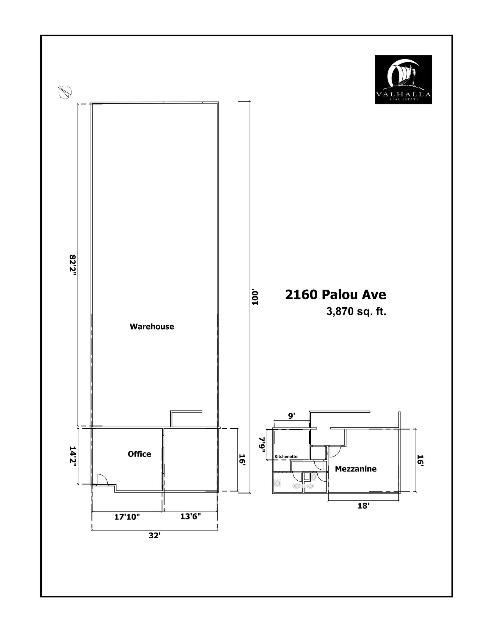 2160-2295 Palou Ave, San Francisco, CA à louer Plan de site- Image 1 de 1
