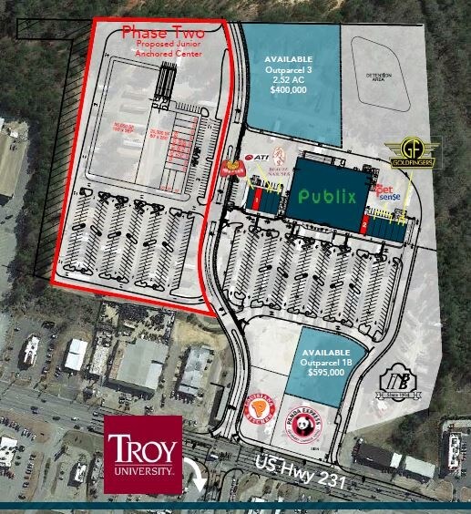 1147-1201 S US 231 Hwy, Troy, AL à louer - Photo du bâtiment - Image 3 de 6