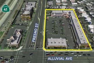 7420-7494 N Fresno St, Fresno, CA - Aerial  map view
