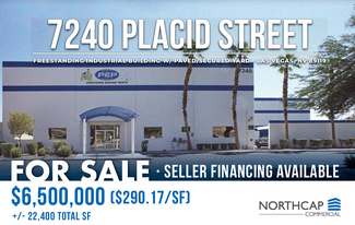 Plus de détails pour 7240 Placid St, Las Vegas, NV - Industriel à vendre