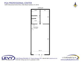 4290 Professional Center Dr, Palm Beach Gardens, FL à louer Plan d’étage- Image 1 de 12