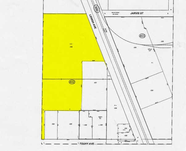 7410 Lehigh Ave, Niles, IL for lease - Plat Map - Image 2 of 7