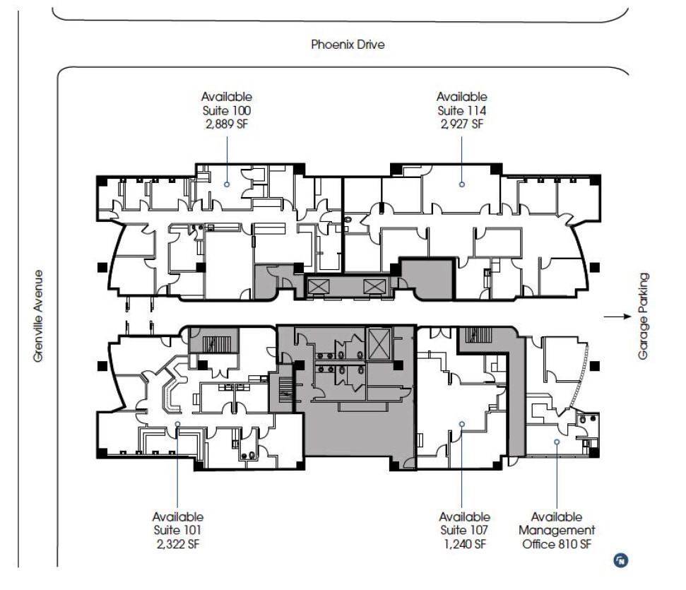 7150 Greenville Ave, Dallas, TX à louer Plan d’étage- Image 1 de 1