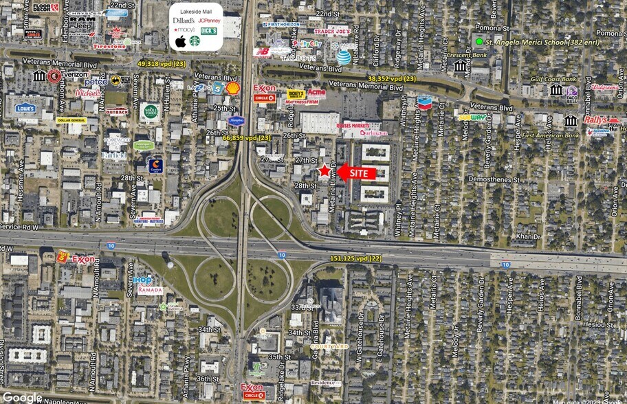 2622-2632 Metairie Lawn Dr, Metairie, LA à louer - Photo du bâtiment - Image 2 de 3