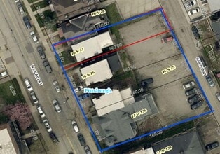 332 N Craig St, Pittsburgh, PA - Aérien Vue de la carte