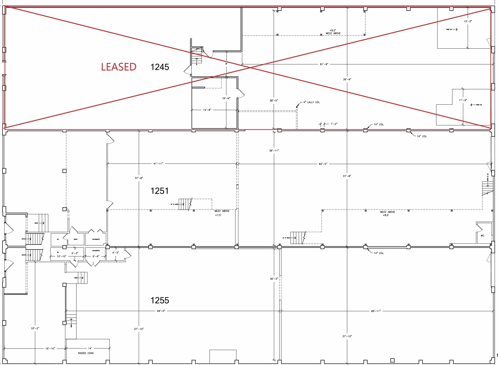 1245-1263 Howard St, San Francisco, CA for lease Floor Plan- Image 1 of 3
