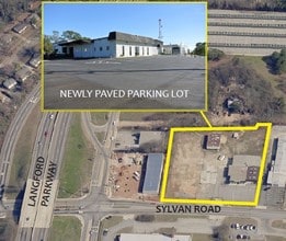 2144 Sylvan Rd, Atlanta, GA - AERIAL  map view