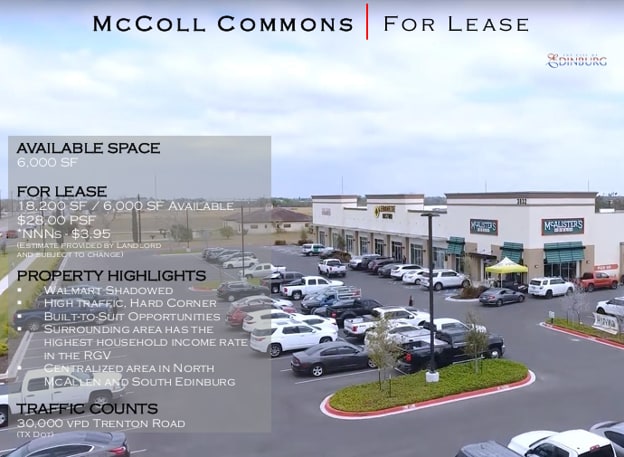 3832 S McColl Rd, Edinburg, TX for lease - Building Photo - Image 1 of 7