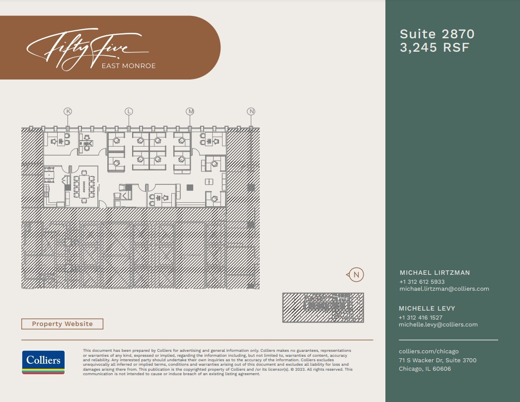 55 E Monroe St, Chicago, IL à louer Plan d  tage- Image 1 de 1